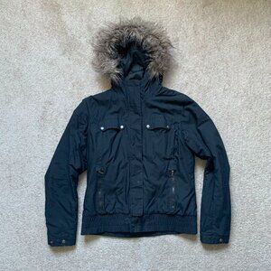 Columbia Fur Parka Cropped Style